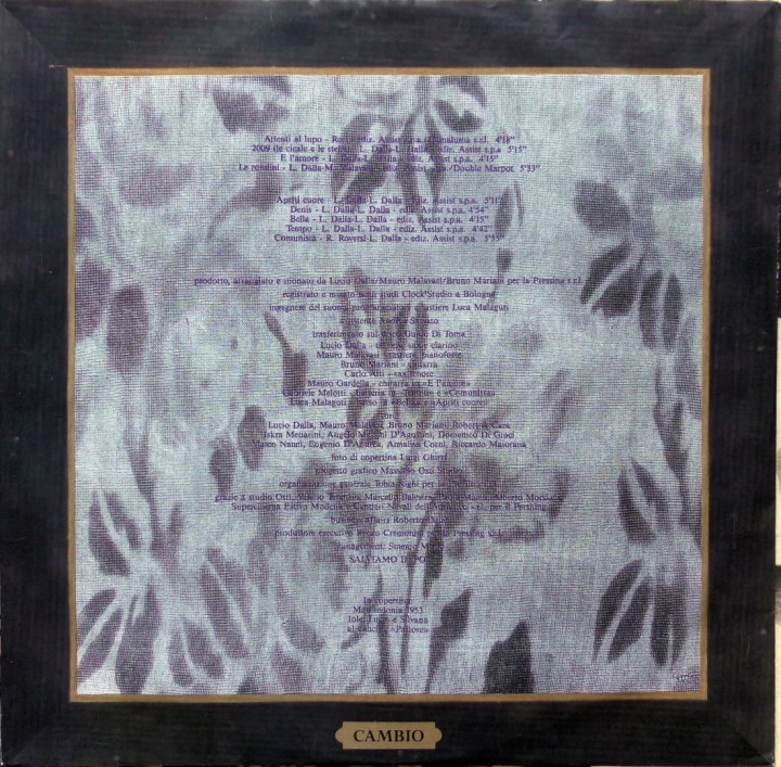 Lucio Dalla ‎– Cambio Pressing ‎– ZL 74761