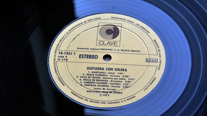 Félix De Utrera ‎– Guitarra Con Solera Clave Records ‎– 18 - 1261 S