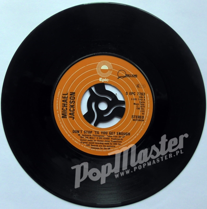 Michael Jackson Don't Stop 'Til You Get Enough S EPC 7763 A1/ B1 Funk Winyle