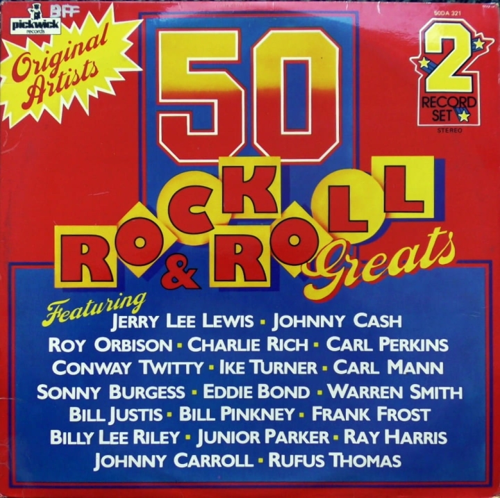 50 Rock & Roll Greats Pickwick Records – 50DA 321