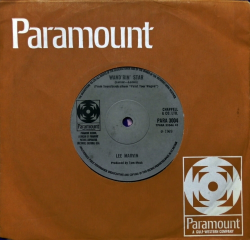 Lee Marvin / Clint Eastwood – Wand'rin Star / I Talk To The Trees Paramount Records – PARA 3004