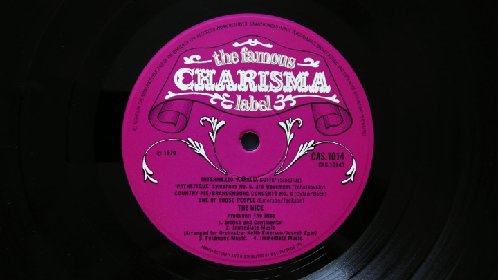 The Nice ‎– Five Bridges Charisma ‎– CAS.1014