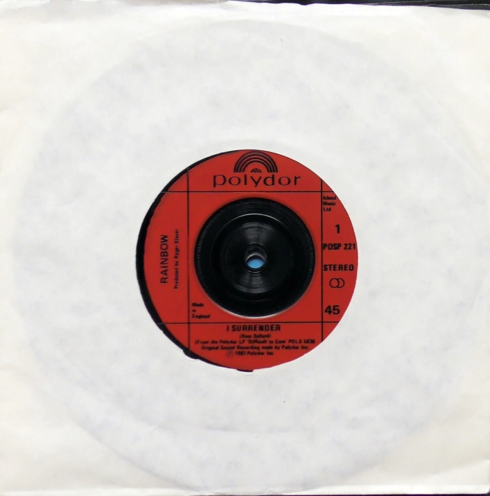 Rainbow ‎– I Surrender Polydor ‎– POSP 221