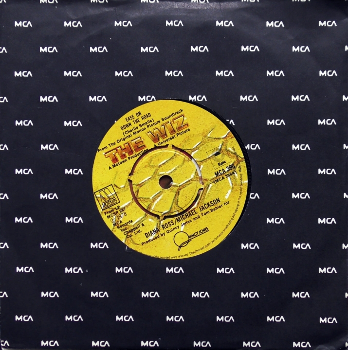 Diana Ross & Michael Jackson / The Wiz ‎– Ease On Down The Road / Poppy Girls MCA Records ‎– MCA 396