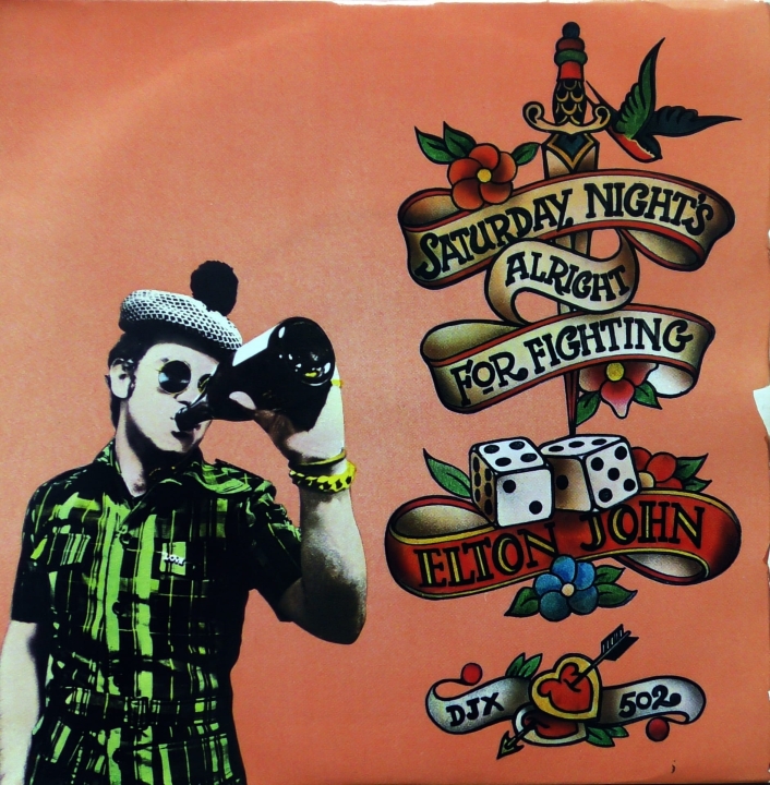 Elton John ‎– Saturday Night's Alright For Fighting DJM Records ‎– DJX.502