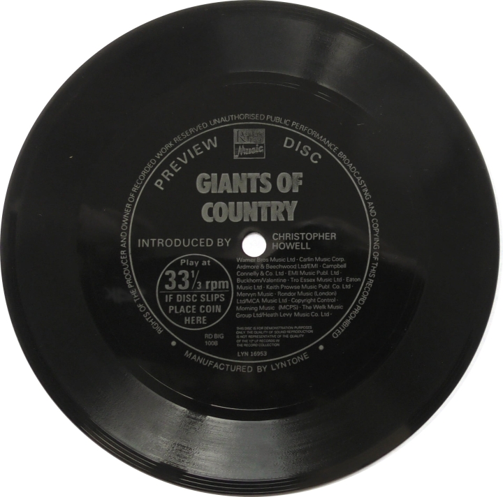 Giants of Country Introduced By Christopher Howell Readers Digest RD BIG 1008