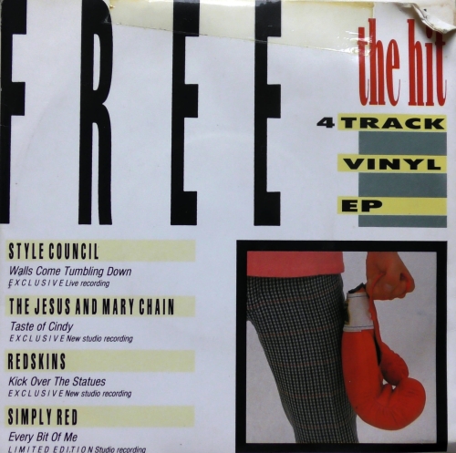 Various ‎– The Hit RED Hot EP The Hit ‎– HOT 001 Redskins, Simply Red, The Jesus And Mary Chain, Style Council
