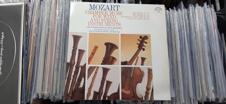 Mozart - Czech Philharmonic Wind Ensemble and other Members Of The Czech Philharmonic Orchestra ‎– Chamber Music For Wind And String Instruments Supraphon ‎– 1 11 1671/2
