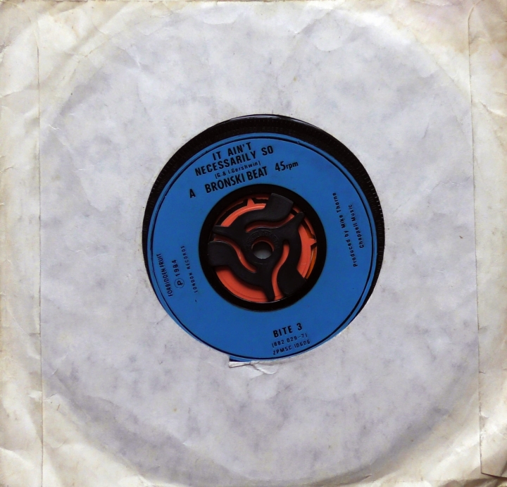 Bronski Beat ‎– It Ain't Necessarily So  Forbidden Fruit ‎– BITE 3