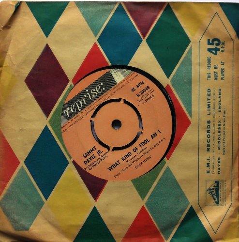 Sammy Davis Jr. ‎– Gonna Build A Mountain / What Kind Of Fool Am I Reprise Records ‎– R.20048