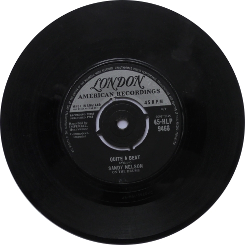 Sandy Nelson ‎– Let There Be Drums London American Recordings ‎– 45-HLP 9466