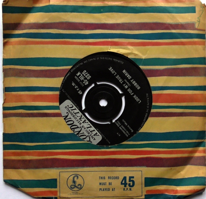 Bobby Darin ‎– Nature Boy London American Recordings ‎– 45-HLK 9375