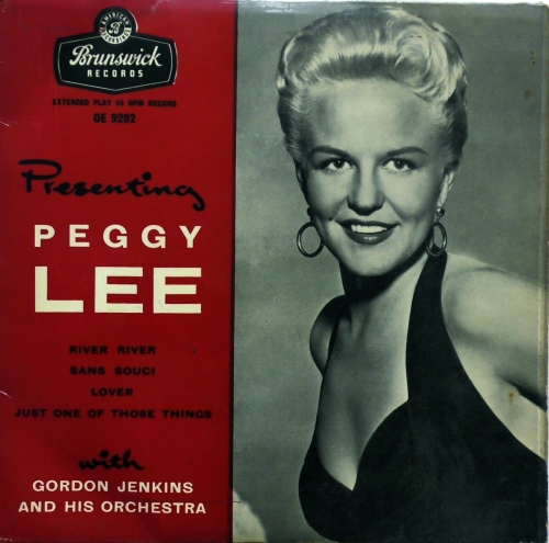 Peggy Lee ‎– Presenting Peggy Lee Brunswick ‎– OE 9282
