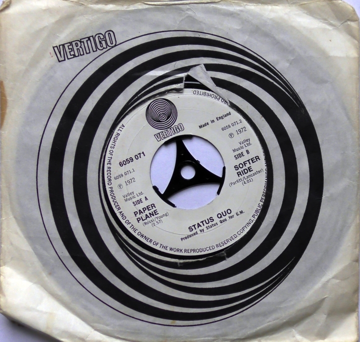Status Quo ‎– Paper Plane Vertigo ‎– 6059 071