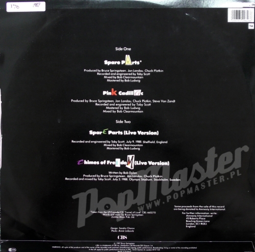 Bruce Springsteen Spare Parts Special 4 Track 12" BRUCE T4 45RPM MAXISINGLE  Виниловые Пластинки12" Макси сингл  