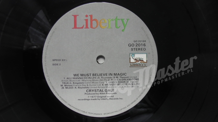 Crystal Gayle ‎ We Must Believe In Magic GO 2016 Płyta Winylowa Country Po
