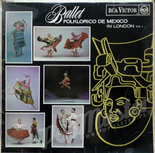 Ballet Folklorico De Mexico In London Vol. 1 MONO RB-6574 RCA Victor Red Label Black Spot