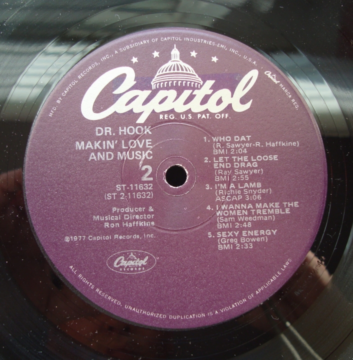 Dr. Hook ‎– Makin' Love And Music ST 11632