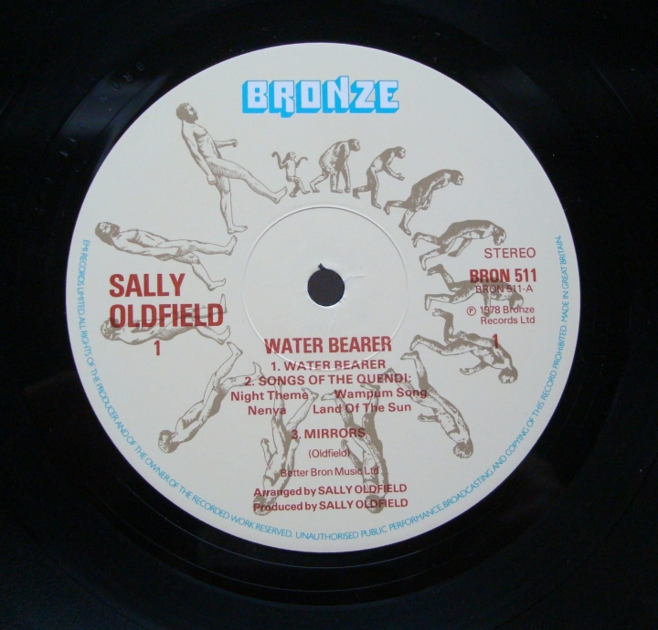 Sally Oldfield ‎– Water Bearer BRON 511, A-2U/B-2U Rock, Folk Płyty Winylowe