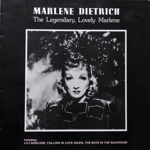 Marlene Dietrich ‎– The Legendary, Lovely Marlene Label: MCA Records ‎– MCL 1685