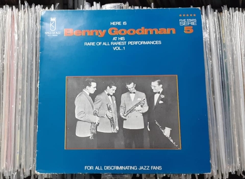 Benny Goodman – Here Is Benny Goodman At His Rare Of All Rarest Performances Vol. 1 Kings Of Jazz – KLJ-20005