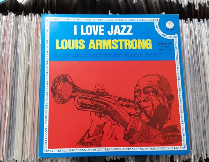 Louis Armstrong ‎– I Love Jazz Penny ‎– REL-ST 19399