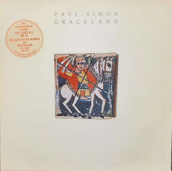 Paul Simon ‎– Graceland Warner Bros. Records ‎– 925 447-1, Warner Bros. Records ‎– WX52