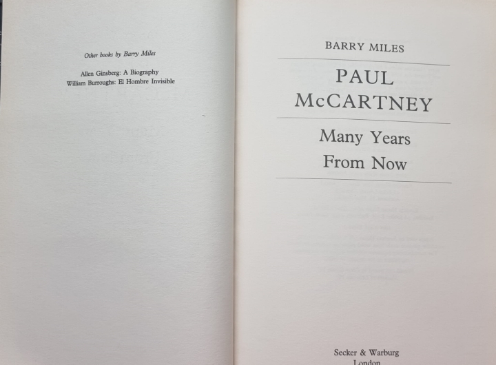 Paul McCartney Many Years From Now Hardcover – Import, January 1, 1997 0436280221