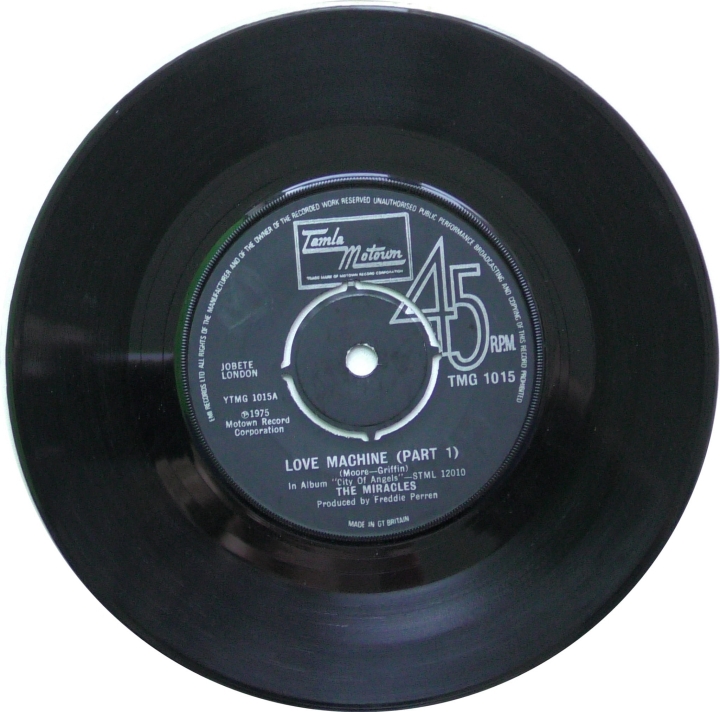 The Miracles – Love Machine (Part 1) Tamla Motown – TMG 1015