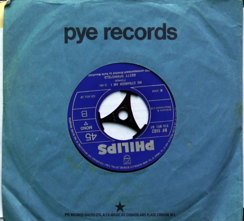 Dusty Springfield – I Close My Eyes And Count To Ten Philips – BF 1682