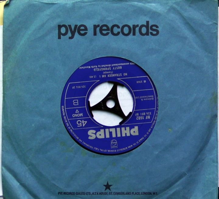 Dusty Springfield – I Close My Eyes And Count To Ten Philips – BF 1682