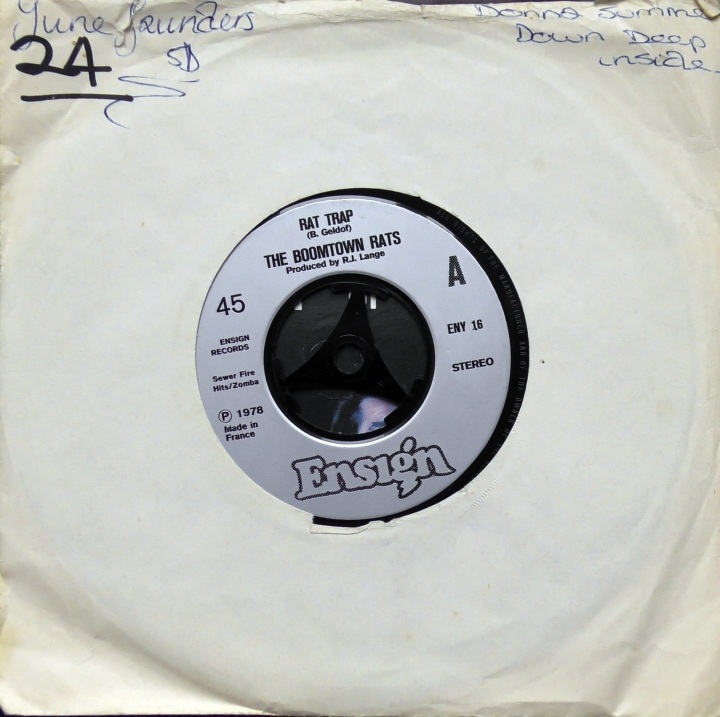 The Boomtown Rats – Rat Trap Ensign – ENY 16