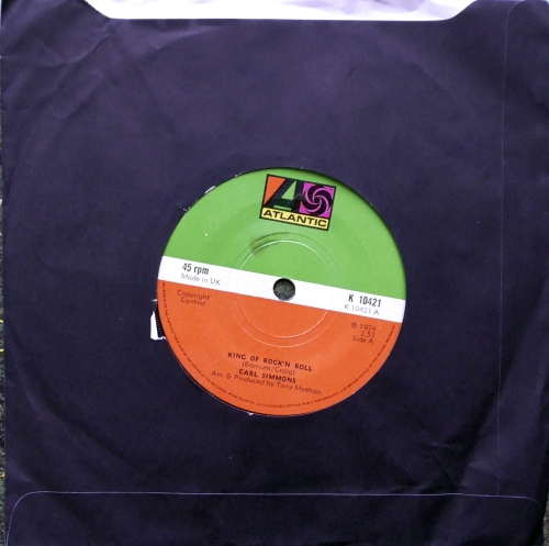 Carl Simmons – King Of Rock 'N Roll Atlantic – K 10421