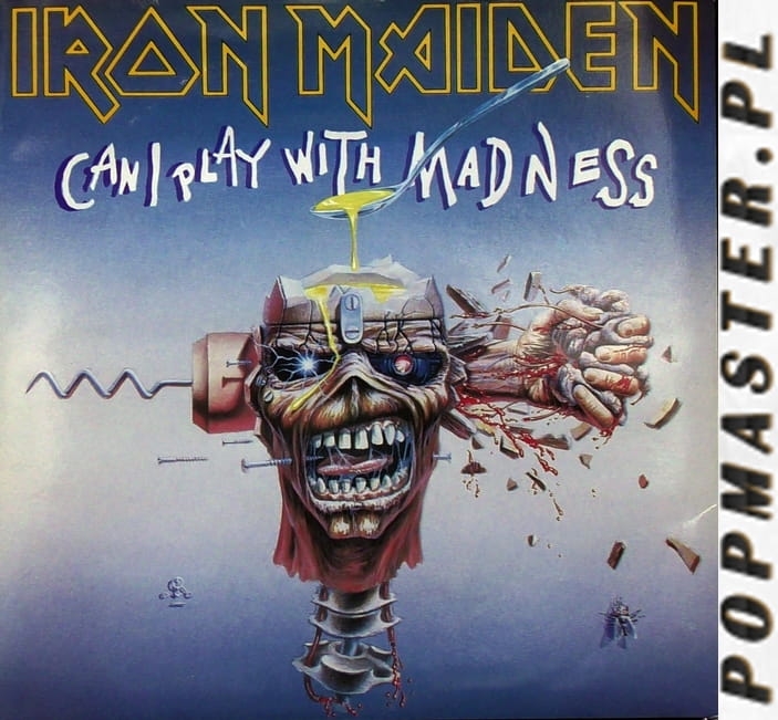 Iron Maiden Can I Play With Madness EMI ‎– EM 49 Vinyl, 7", Single, Silver label
