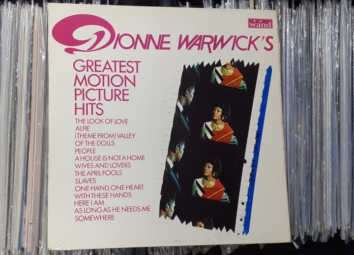 Dionne Warwick – Dionne Warwick's Greatest Motion Picture Hits Label: Wand – WNS 9