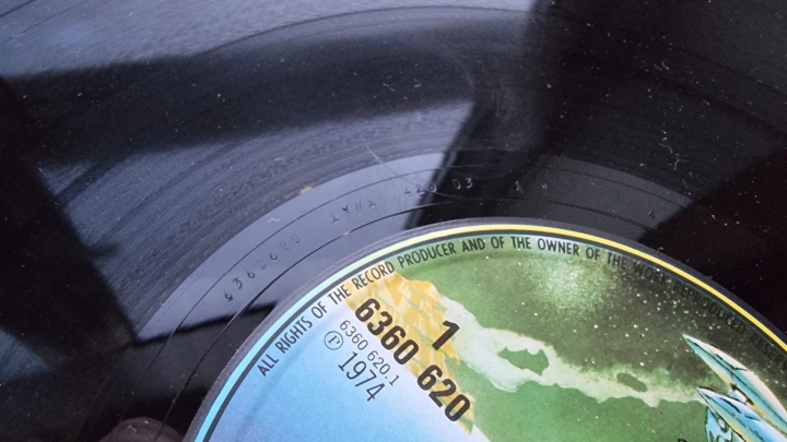 Kraftwerk – Autobahn Vertigo – 6360 620 Embossed, Space Ship Label