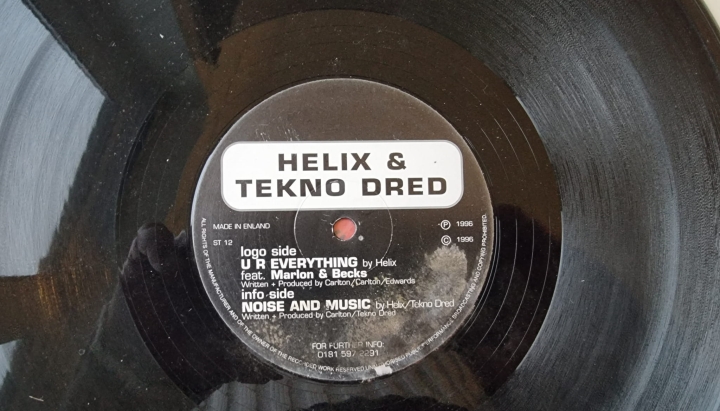 Helix & Tekno Dred – U R Everything / Noise & Music Stompin Choonz – ST 12