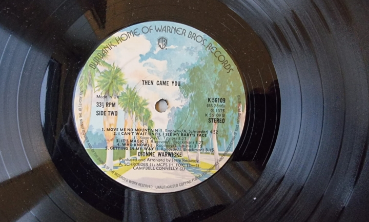 Dionne Warwicke – Then Came You Warner Bros. Records – K 56109