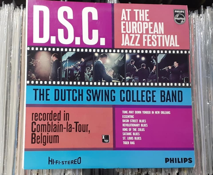 The Dutch Swing College Band – D.S.C At The European Jazz Festival Label:Philips – 840 328 PY