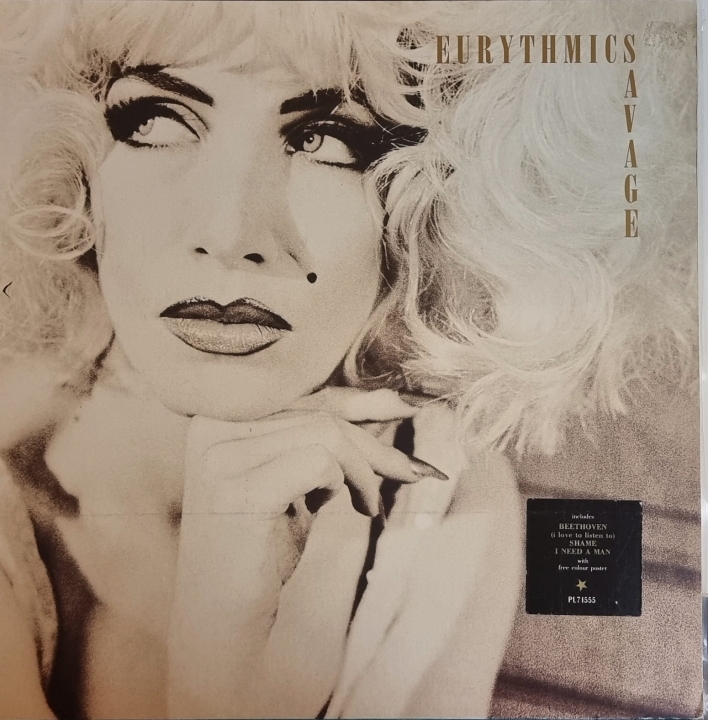 Eurythmics – Savage RCA – PL 71555 + Poster