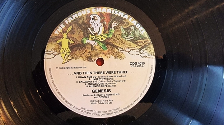 Genesis – ...And Then There Were Three...  Charisma – CDS 4010 A-4/B-1