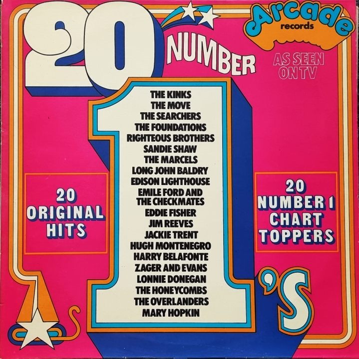Various – 20 Number 1's Arcade Records – ADE P 8,