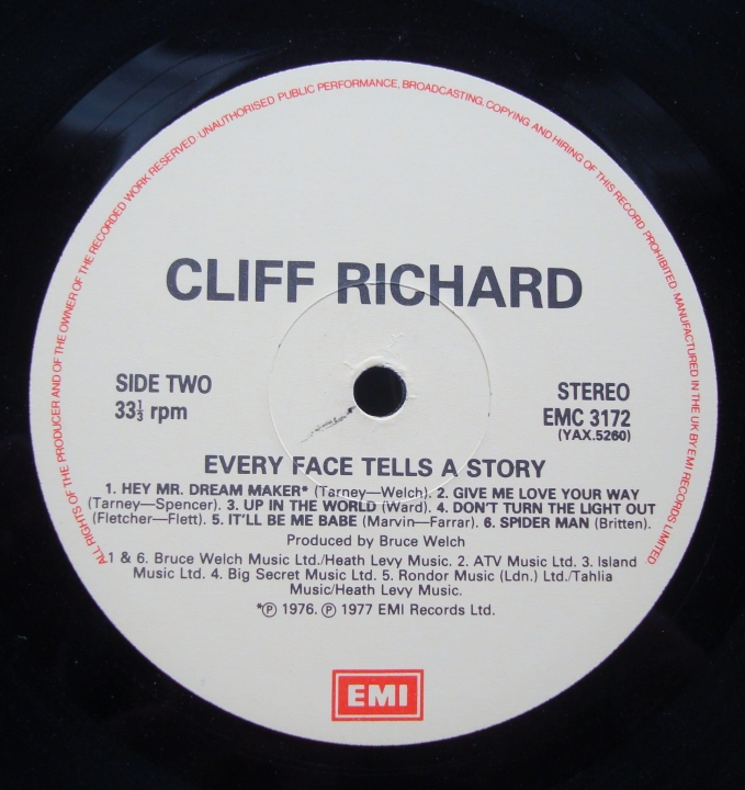 plyta,winylowa,Cliff,Richard,Every,Face,Tells,A,Story,EMC,3172,Vinyl