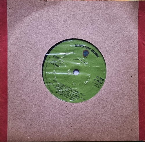 Faces – Cindy Incidentally Warner Bros. Records – K 16247
