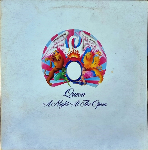 Queen – A Night At The Opera  EMI – EMTC 103 Embossed Gatefold