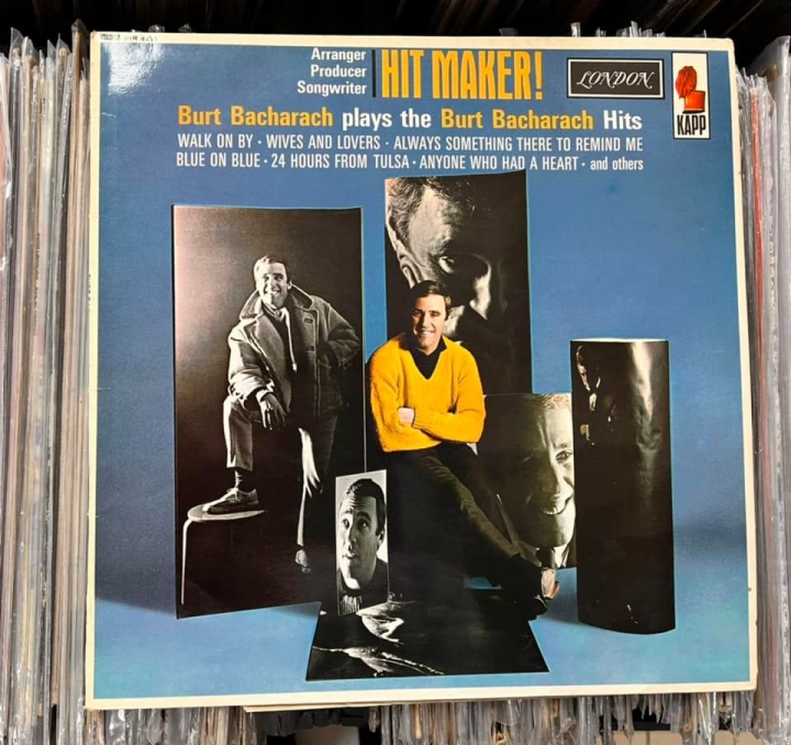 Burt Bacharach – Hit Maker ! Label: London Records – SHR 8233