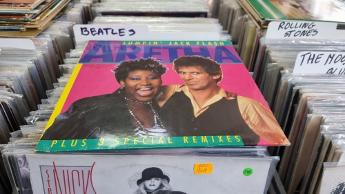 Aretha Franklin – Jumpin' Jack Flash (Plus 3 Special Remixes) Arista – 608 536