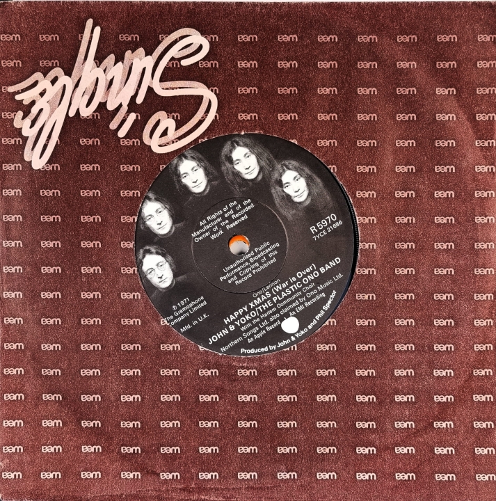 John & Yoko & The Plastic Ono Band – Happy Xmas (War Is Over) Apple Records – R 5970