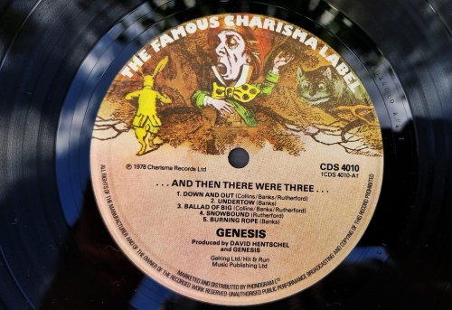 Genesis – ...And Then There Were Three...  Charisma – CDS 4010