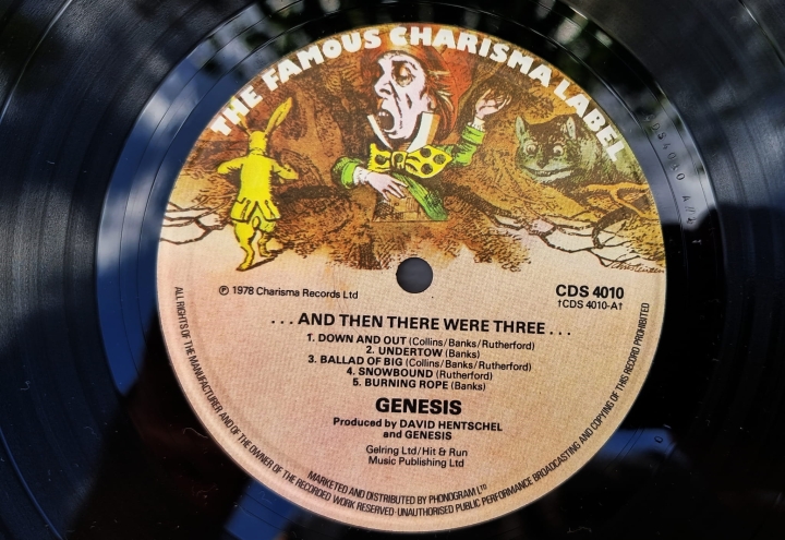 Genesis – ...And Then There Were Three...  Charisma – CDS 4010